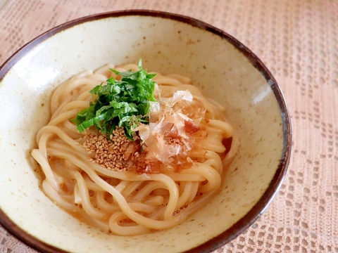 最も簡単な方法でつくる【釜玉うどん】